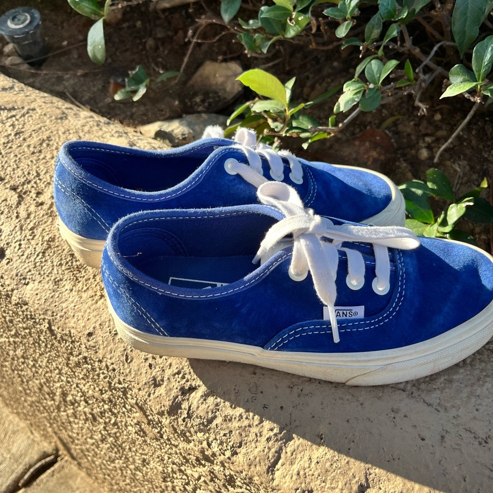 Vans Authentic Heiq Eco Dry Dupont Water
Repellent Blue size men 3.5 women 5